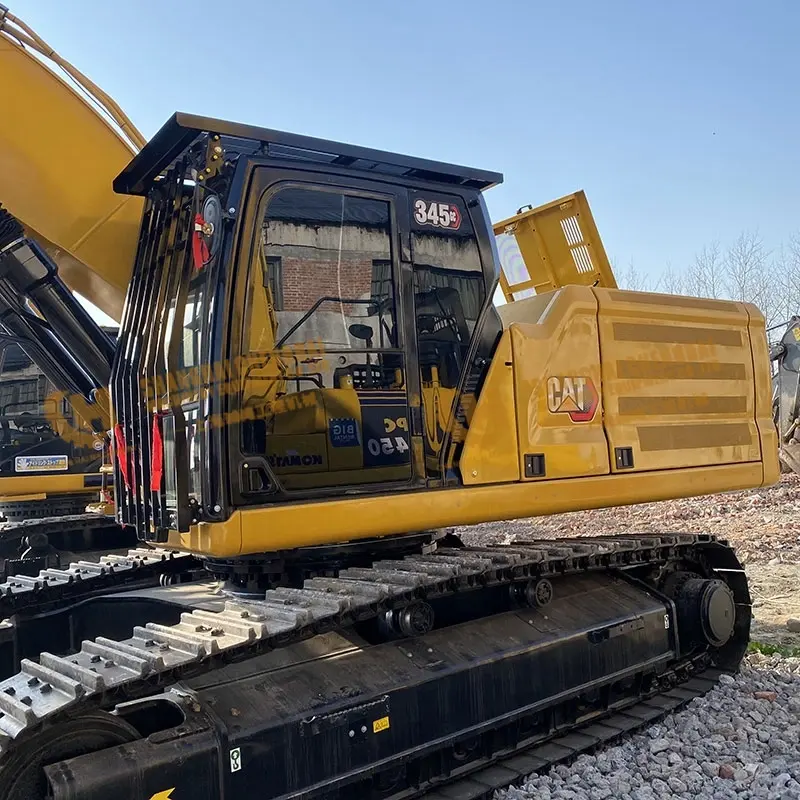 Competitive price Second hand 90% new Original Large CAT 345GC 45t Crawler Excavator Agricultural Construction equipment digger Supplier