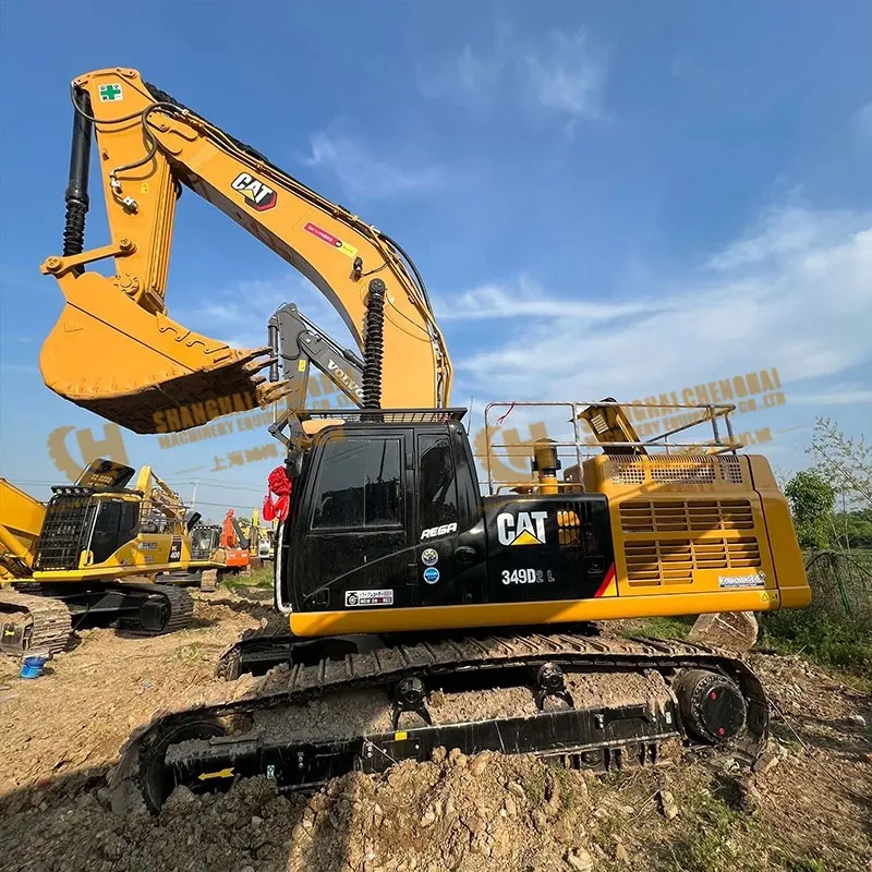 Good Condition Second hand 90% new Original Large CAT 349D2L 49t Crawler Excavator Agricultural Engineering machinery digger Supplier