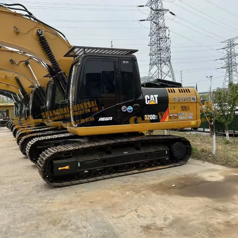 High cost performance Second hand Original Large CAT 320D 20t Crawler Excavator Agricultural Construction machines Supplier