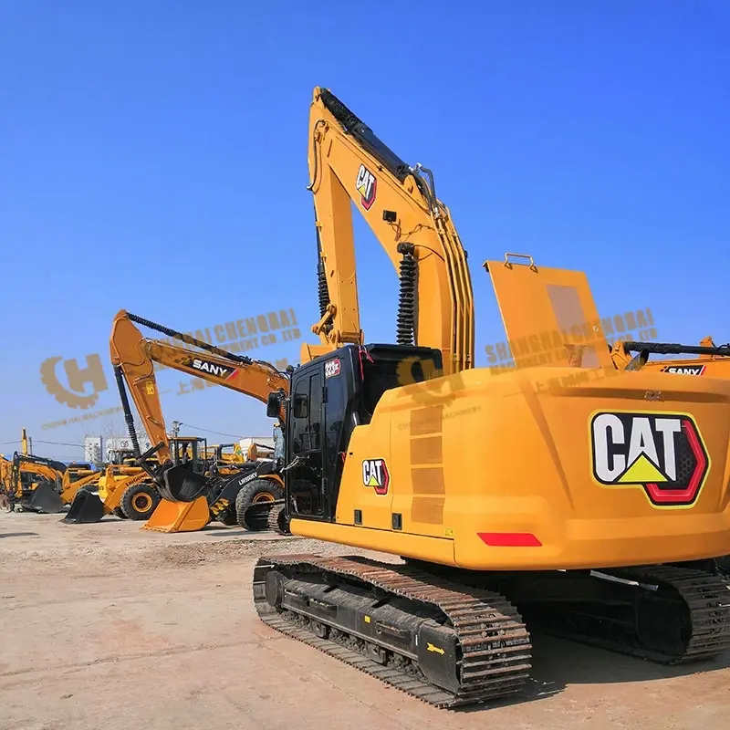 Second hand Original Large CAT 323GC 20t Crawler Excavator Construction machines digger Supplier