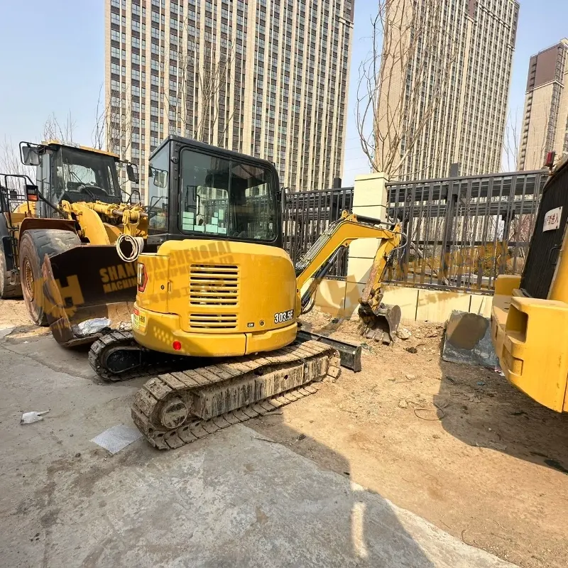 Good Condition Used Original Mini CAT 303.5 with Hammer 3.5t Crawler Excavator Agricultural Engineering Machinery Supplier